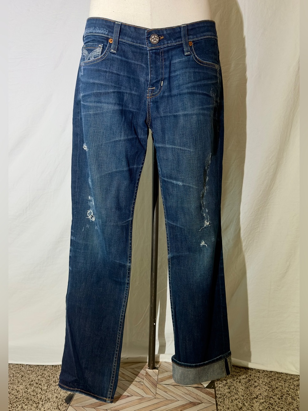 Big Star Bootcut Jeans Women’s 28R Medium Wash Stretch Denim
